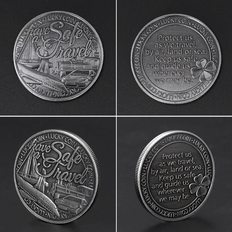 Памятная монета Lucky путешествия безопасность художественные подарки для коллекции сувенир