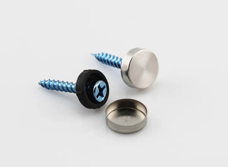 

200Pcs/Lot Stainless Steel Cap Cover Decorative Mirror Screws Screw Display Mirror
