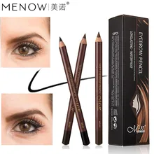 MENOW 12 шт./кор. Водонепроницаемый глаз Подводка для глаз и бровей Карандаш для бровей с кисти для макияжа косметический инструмент maquiagem