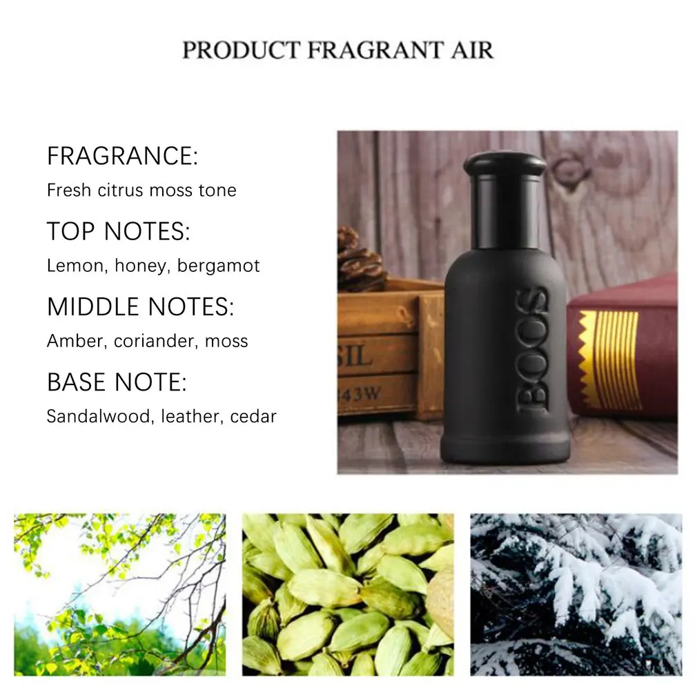 50 ML المحمولة الطبيعي النفط الرجال عطر البخاخة طويلة الأمد منعش زجاجة زيت زهرة العطر