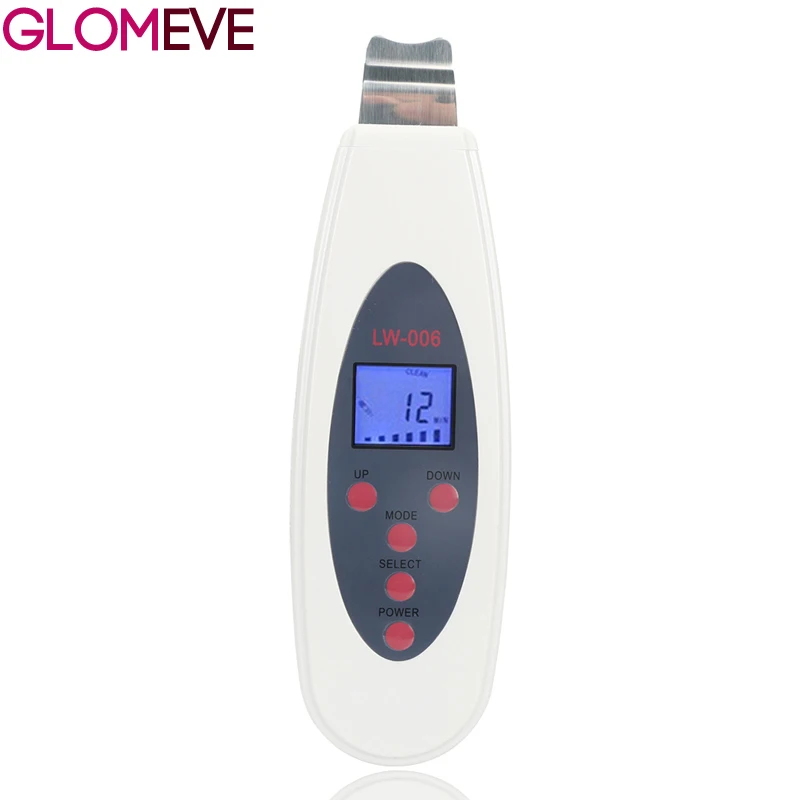 

Portable LCD Ultrasonic Face Skin Cleaner Cleaning Acne Removal Face Care Tool Facial Pores Clean Peeling Tone Lift LW006