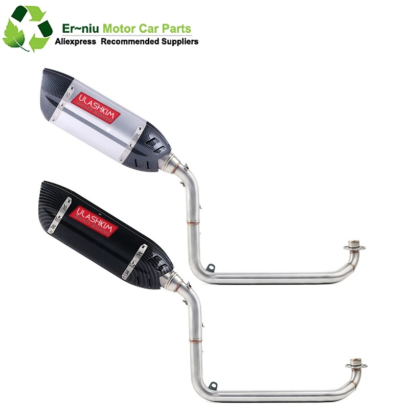 

MSX 125 Motorcycle Modified Exhaust Muffler 304 stainless steel With DB Killer Connect Pipe FOR honda grom MSX125 M3