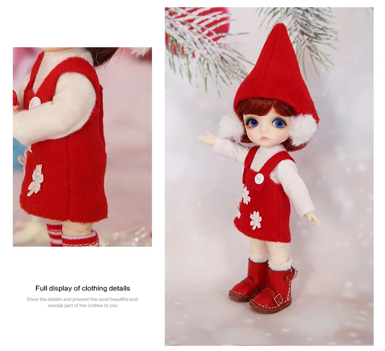 BJD одежда 1/8 милое мини платье или костюм для лати желтое Lumi Haru Sunny Body Doll Одежда Аксессуары OUENEIFS