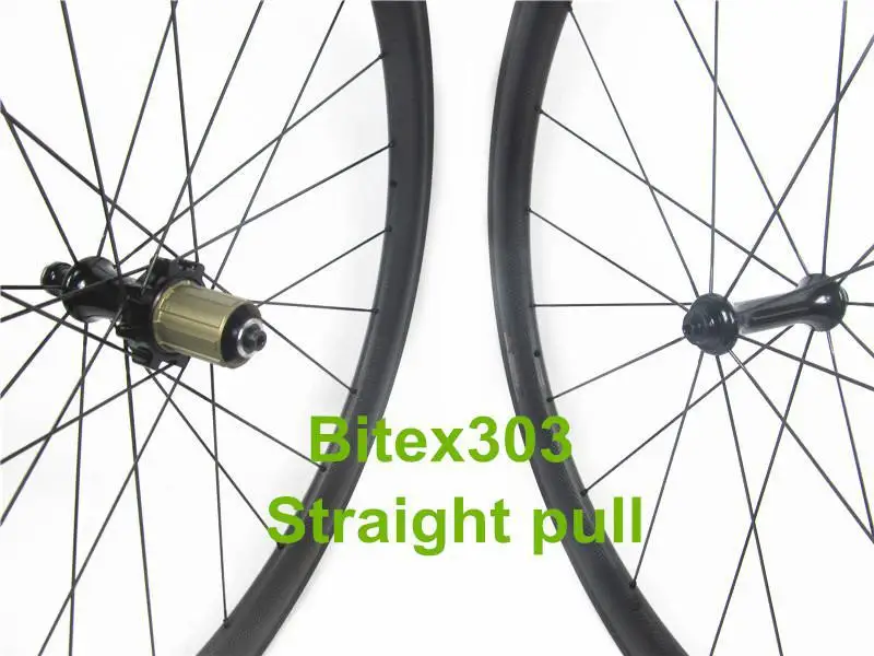 Новое поступление Bitex 303 концентратор для фокусным расстоянием 25 мм карбоновые велосипедные тормоза Clincher 38 50 60 88 мм глубокий 20/24 часа в сутки, руль для шоссейного велосипеда с дисковыми тормозами
