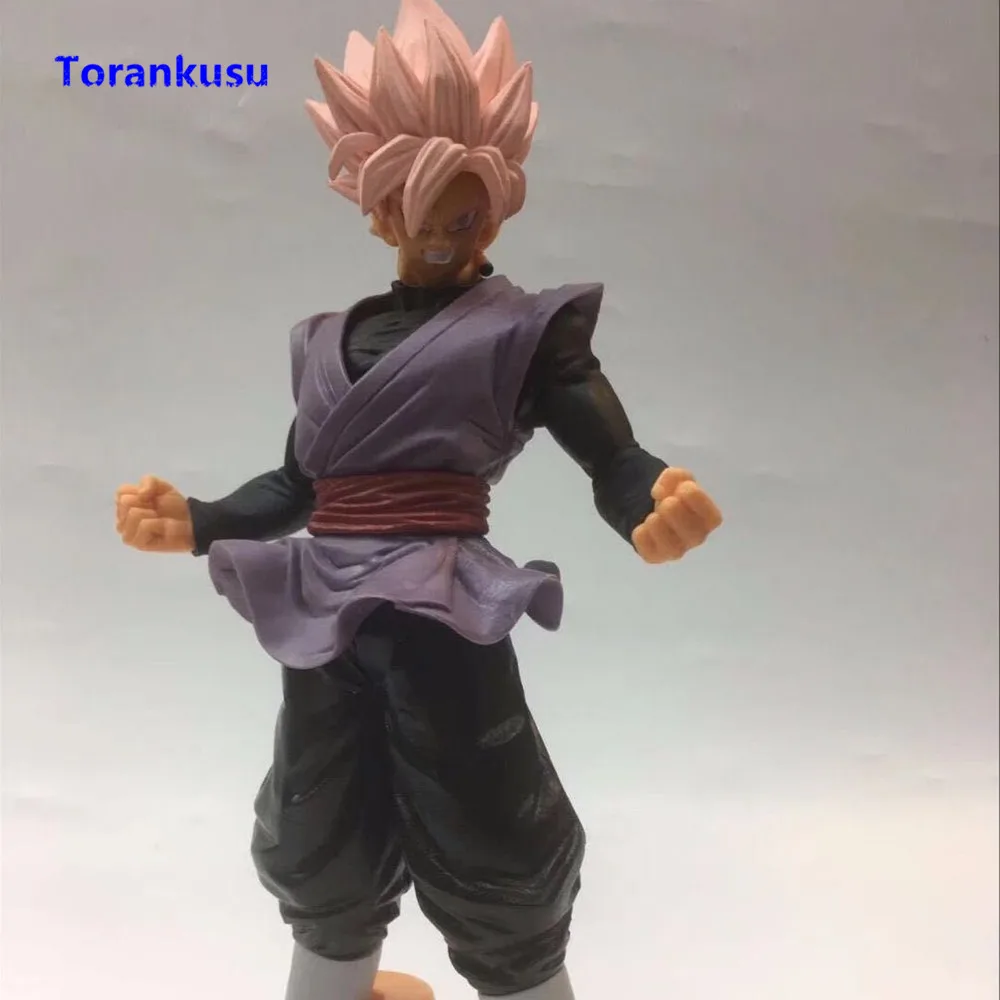 Dragon Ball Z Action Figures Goku Black Pink Hair Figurine PVC Man Gift For Birthday Toys For Children Kids Gift Doll Model XP