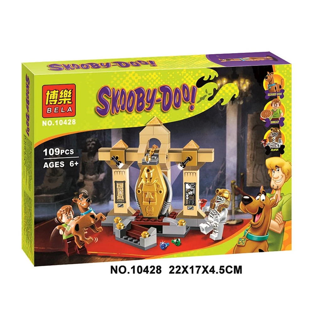 Подходит для Скуби 75900 фильмов музей мумий тайна комплект мини фигурки Bela 10428
