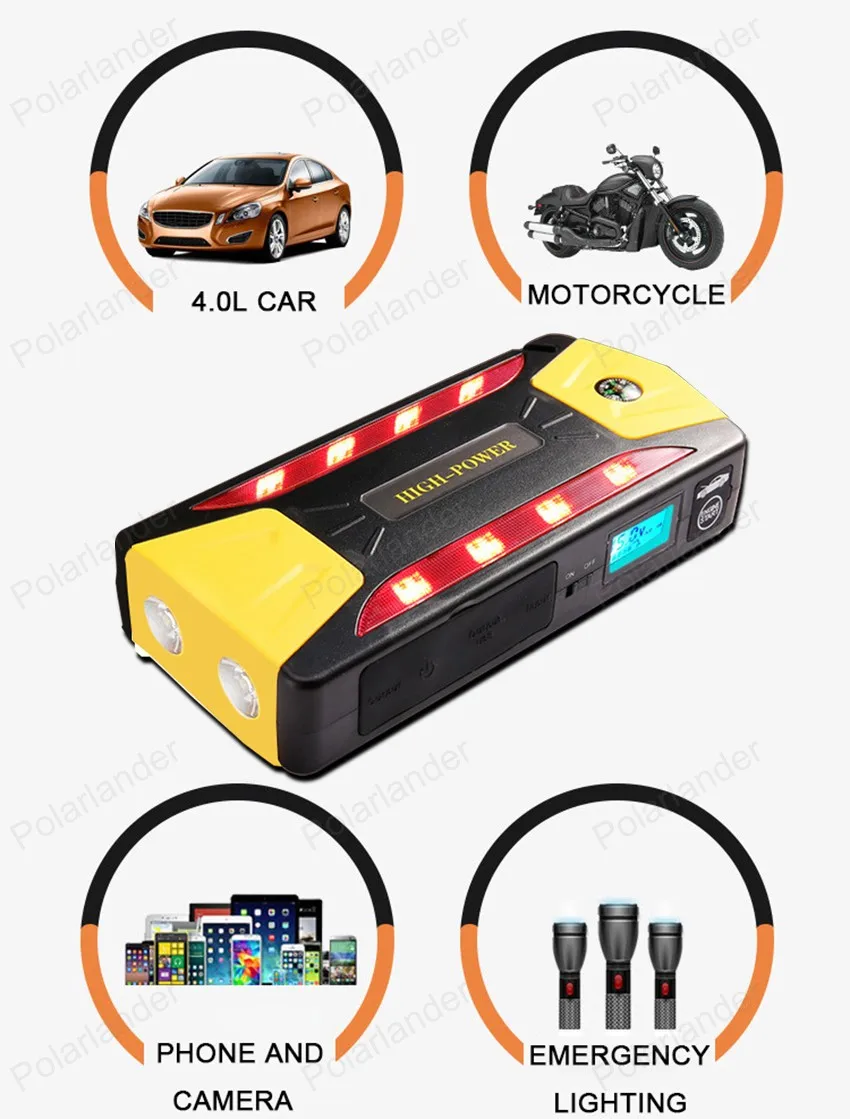Jump Starter portable car jump starter multi function power bank mobile