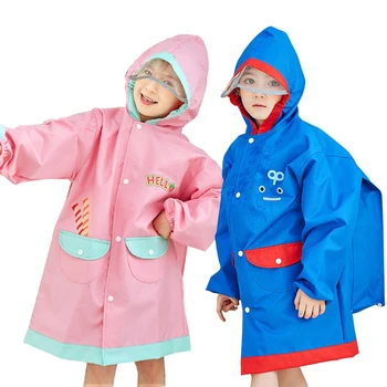 

Children's Travel Waterproof Rain Boys and Girls Rainsuit Kids Children Raincoat Impremiable Capa De Chuva Infantil LZO55-2