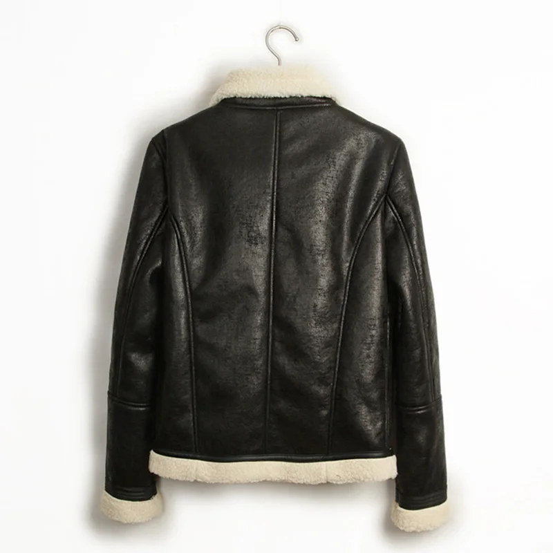 suede leather faux lamb leather lining black 04
