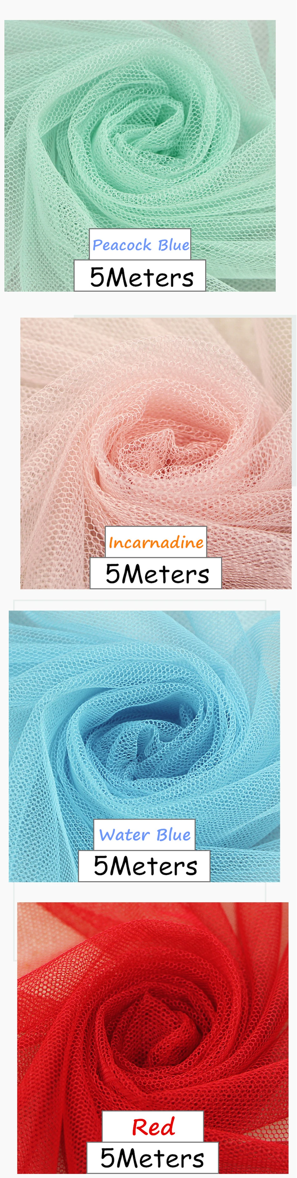 5 метров мягкая экранная Пряжа Ткань Москитная Сетка Пряжа Ткань одежды ...