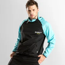 Высокого качества Для Мужчин's Fitness потливость Одежда Пот костюмы Спортивная Для мужчин водонепроницаемые комплект из 2 элементов Для мужчин