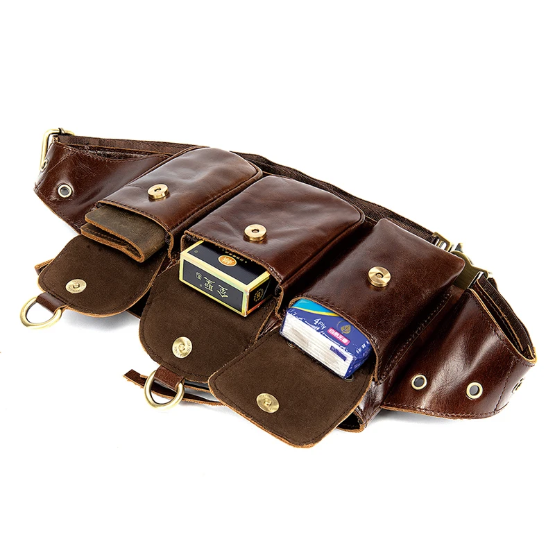 MVA حزمة مراوح Crossbody أكياس الرجال الخصر حزام حقيبة الرجال جلد طبيعي الذكور حقائب كتف للرجال المال حقيبة الحقيبة الخصر حزمة