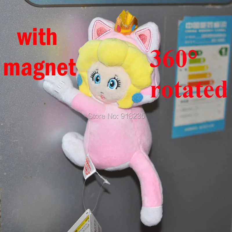 New Super Mario Morton CAT Peach Princess 7" Plush Doll Retail