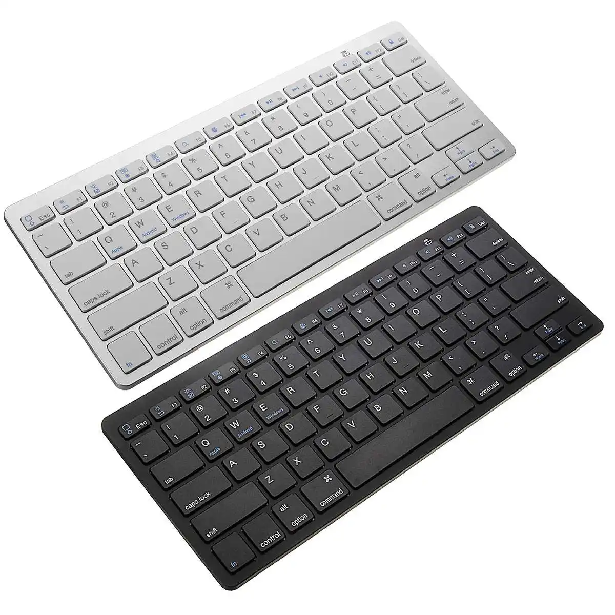 Тонкая мини Bluetooth беспроводная клавиатура для Android планшета iPad для iPhone смартфон для iOS Windows портативная эргономичная клавиатура