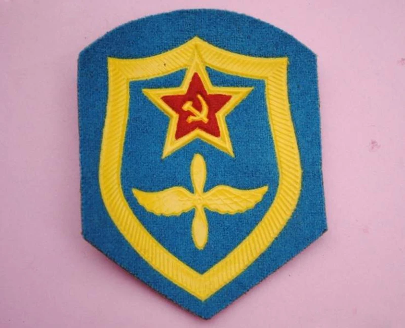 

Original Soviet Air Force Insignia Collar Badge Armbands Cloth Patches