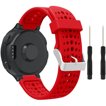 

For Garmin Forerunner 235 Strap Red Smart Watch Band For Garmin Forerunner 220/230/235/620/630/735XT/235Lite Watch Bands