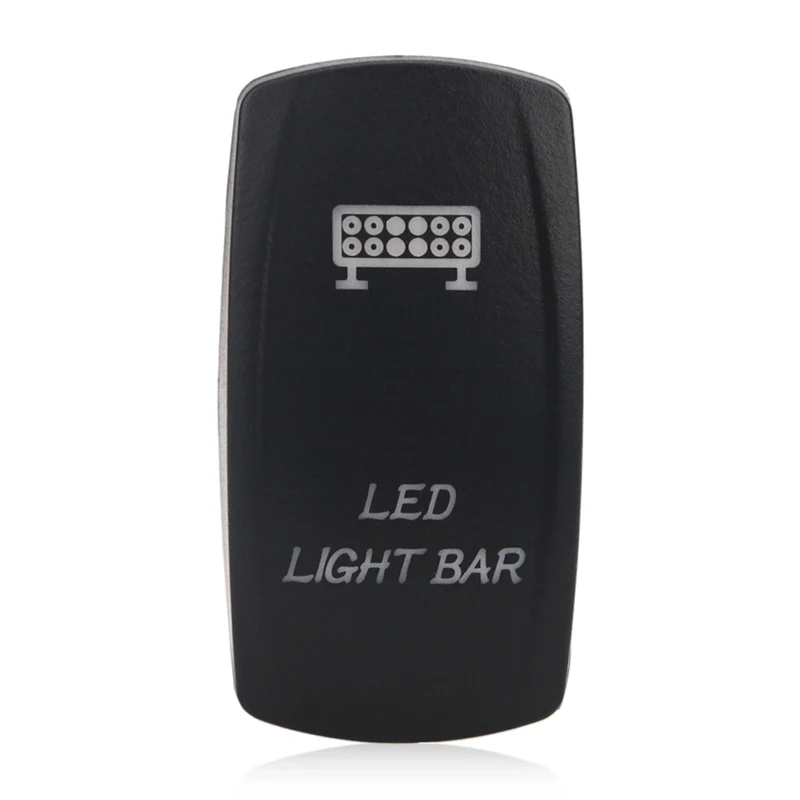 Rocker Switch 12V 24V LED Light Bar SPST ON-OFF 5 Pin for Car Boat Truck Universal