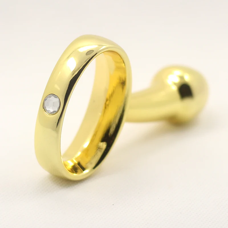  BEEGER gold hand held stainless steel anal toys metal butt plugs anal bead anus toys unisex Adult T
