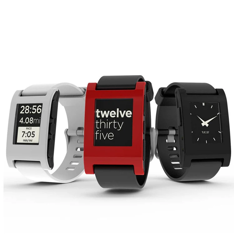 ZycBeautiful для Pebble классические электронные бумажные умные часы многофункциональные Pebble спортивные часы 5-атм водонепроницаемые умные часы