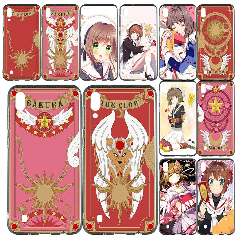

Clow Card Captor Sakura Anime Phone Cases Slim TPU for Samsung Galaxy Note 8 9 S2 S3 S4 S5 Mini S6 S7 S8 S9 S10 Edge Plus Lite