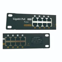 Обновление сети система с Gigabit пассивное питание через ethernet 16 Порты и разъёмы Мощность более инжектор Ethernet для 16 ip-камер как Hikvision