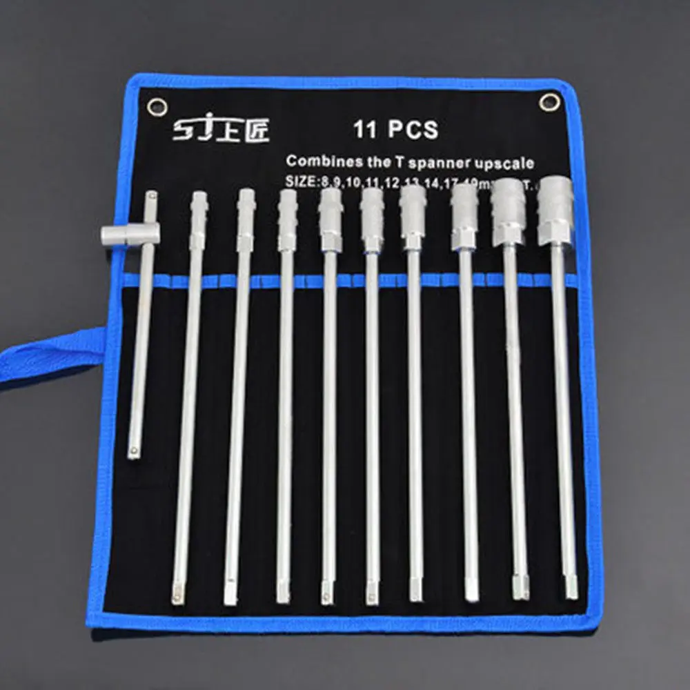 11Pcs T Type Socket Spanner Wrenches Vehicle Repair Tool Setin Tool