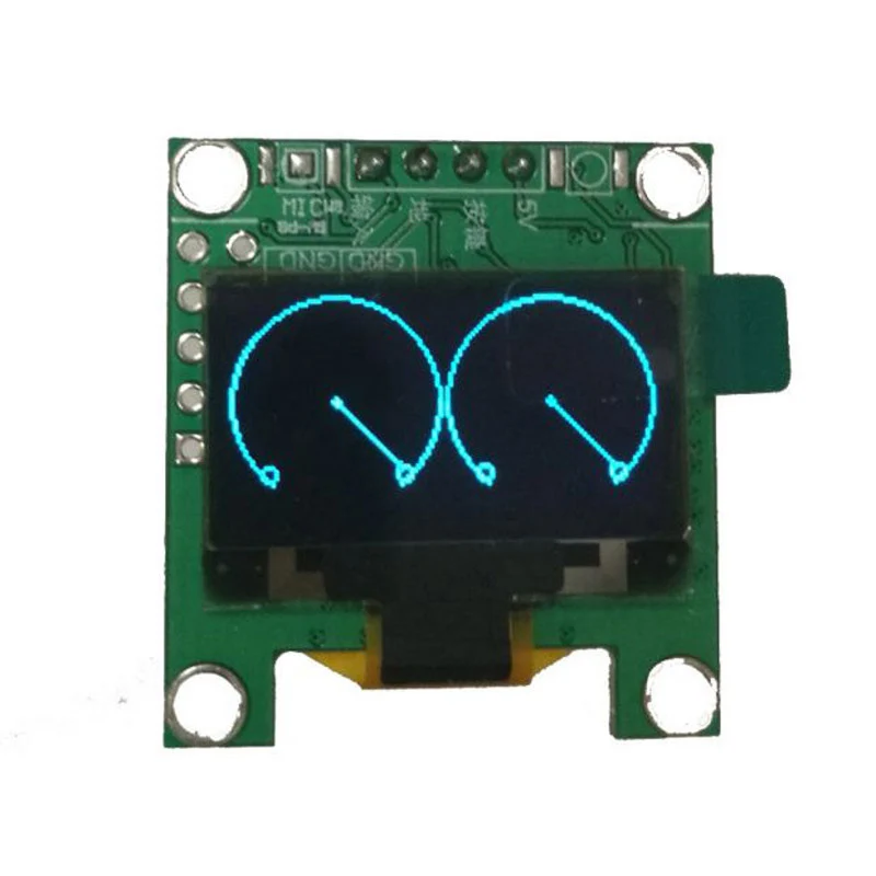 

0.96 Inch OLED Spectrum Display Analyzer MP3 PC Amplifier Audio Level Indicator music rhythm Analyzer VU METER 20-22KHZ