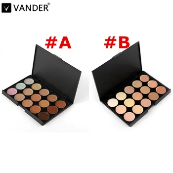 

Beautiful 15 Colors Eyeshadow Cosmetics Concealer Cream Mineral Make Up Pro Shimmer Makeup Pigment Eye Shadow Palette Kit Sale