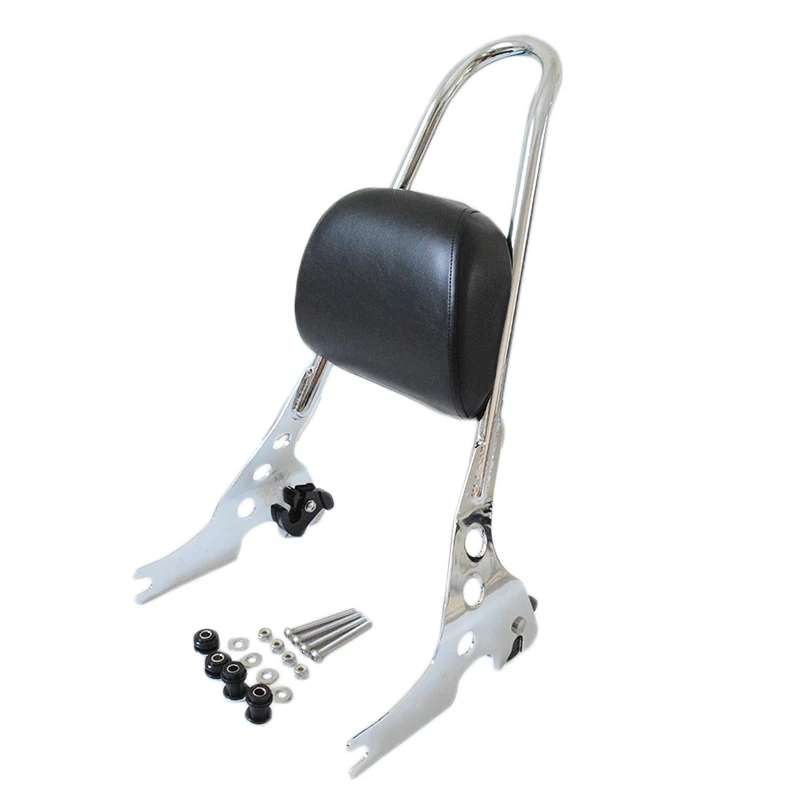 Хромированная отсоединяемая шина Sissy для спинки подушка Harley Davidson Sportster 1200 883 XL 04