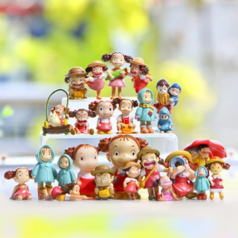 Miyazaki hayao totoro micro landscape xiaomei gardening decoration micro landscape potted children interactive gifts