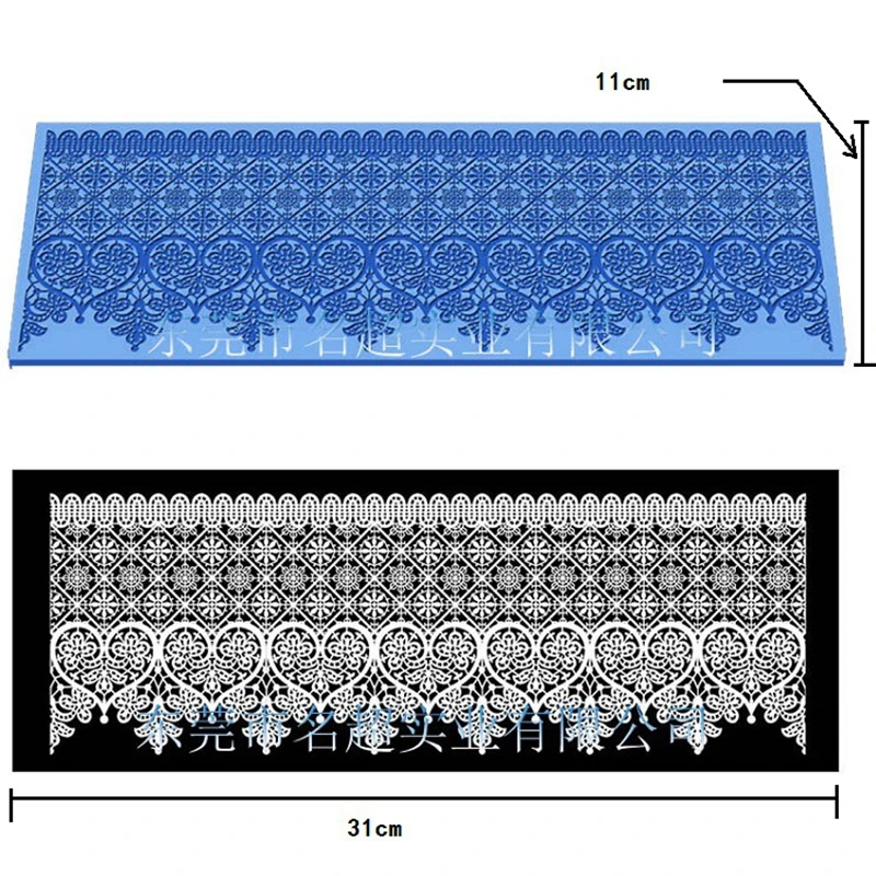 Yueyue Sugarcraft 1 шт. границы силиконовые кружева карамель в формах прессформы торта украшая инструменты шоколад Gumpaste Плесень ck-sm-218