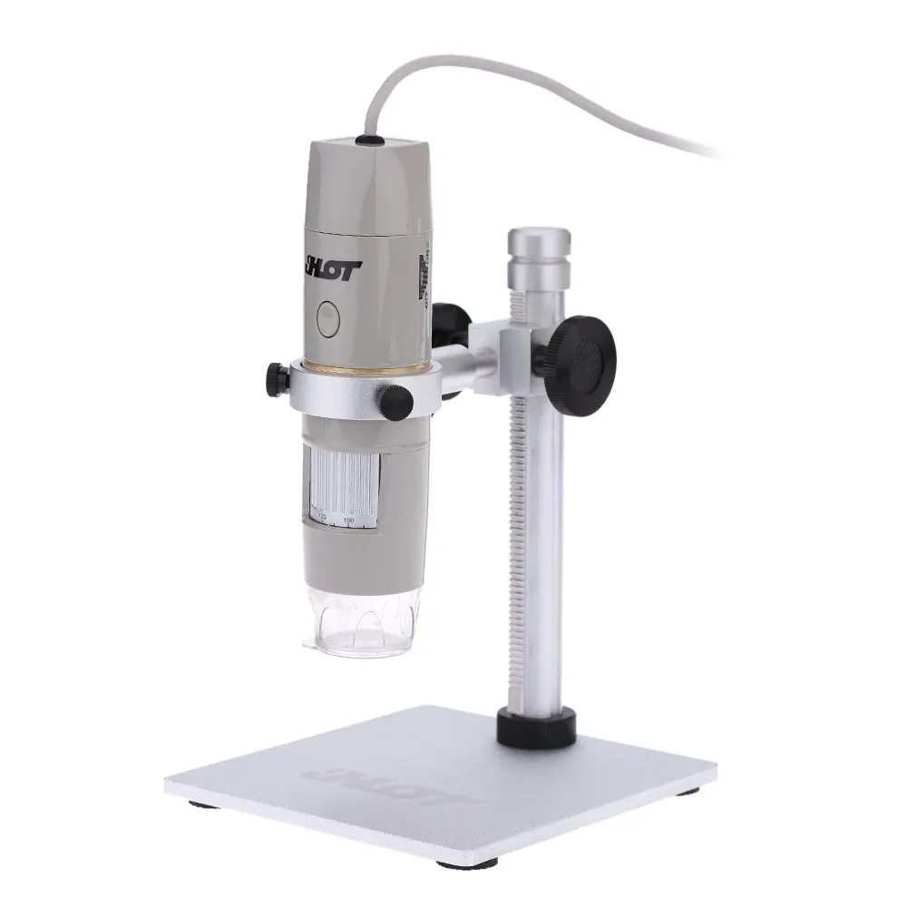 

OTG Function USB Microscope 8LED Digital Zoom Magnifier with Holder True 5.0MP Video Camera 1X-500X Magnification 0-3cm Focus