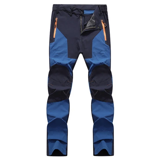 LOMAIYI, Стрейчевые мужские брюки, повседневные, мужские, весна/осень, водонепроницаемые, спортивные штаны, мужские брюки, мужские, облегающие, рабочие брюки для мужчин, AM042 - Цвет: dark blue