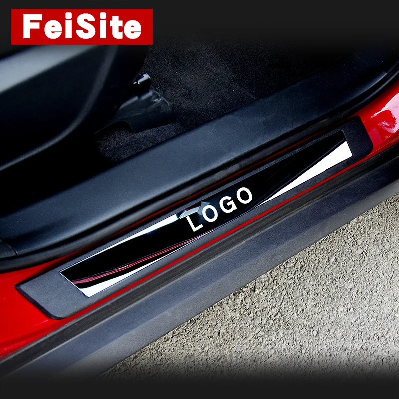 

FeiSite car threshold bar welcome pedal Car accessories For Toyota RAV4 YARIS L VIOS