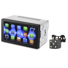 2017 Universal Android 6.0 Bluetooth FM Radio GPS Car Video MP5 Player 7 inch TFT Capacitive Touch Screen Steering Wheel Control