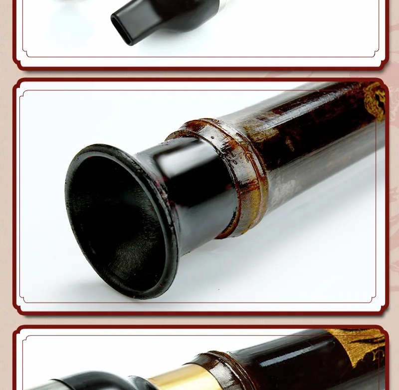 Китайская бамбуковая флейта Bawu концертная флейта Bawu Вертикальная игра кларнет флейта народный музыкальный инструмент Flauta Bawu с чехлом