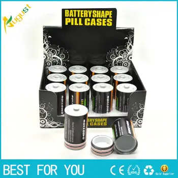 

12pcs/lot Free Shipping Battery Secret Stash Diversion Safe Pill Box Hidden Money Coins Container Case