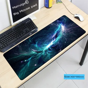 

Mairuige Large Speed Gaming Mouse Pad Locking Edge Black Thickness of 5mm thicker Mousepad Mouse Mat Keyboard Mat Table Mat