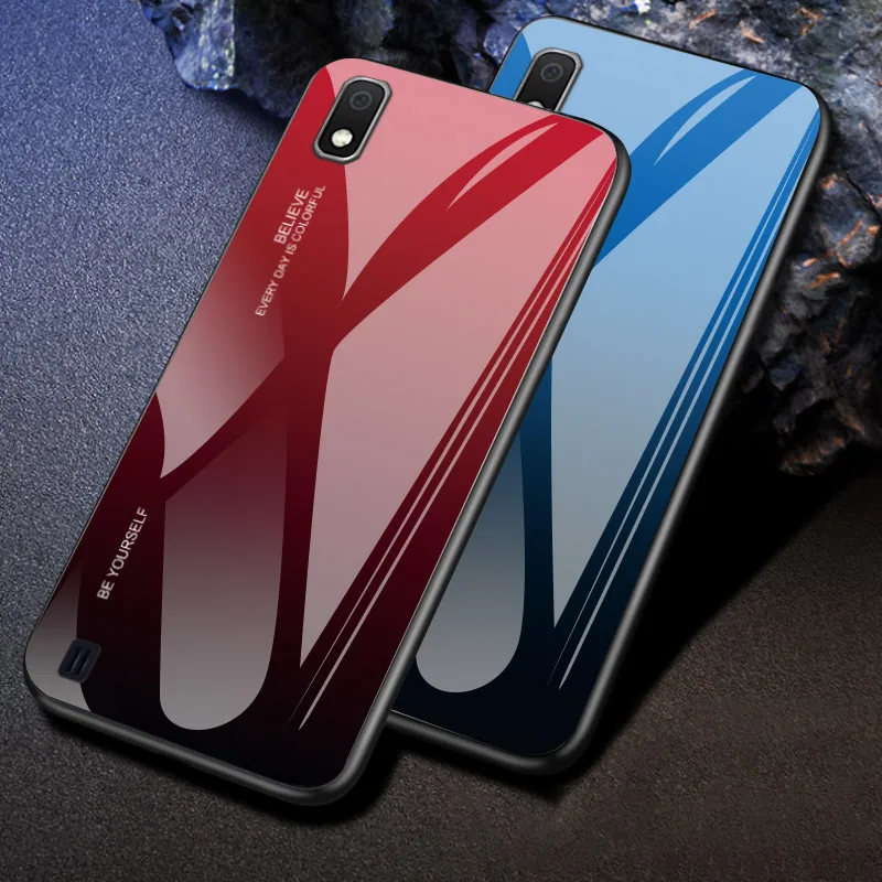 

For Galaxy S10E S10 Plus Phone Cover For Samsung A10 A30 A50 M20 M30 J4 J6 A8 A6 Plus J8 A9 A7 2018 Silicone Glass Case bumper