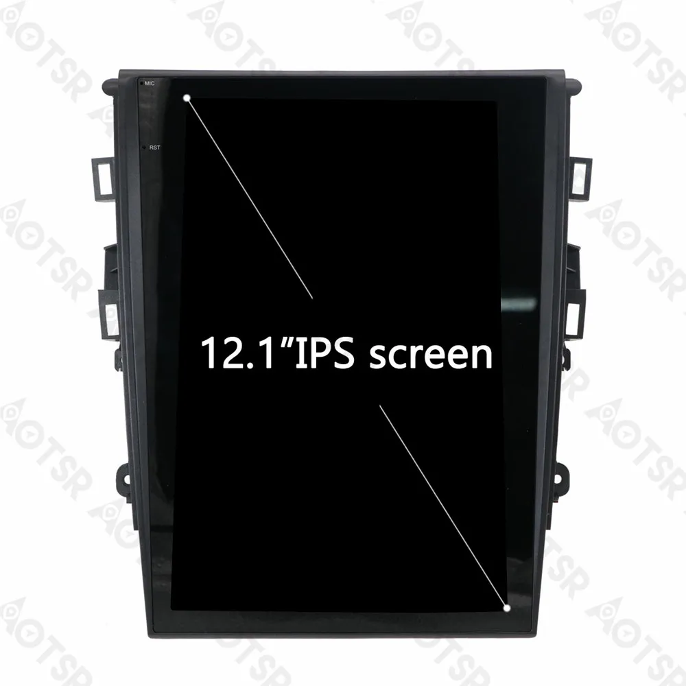 Aotsr 12 1 &quotIPS Tesla Style Android 6 0 без DVD-плеера GPS-навигация для FORD Mondeo Fusion MK5 2013 + стерео блок