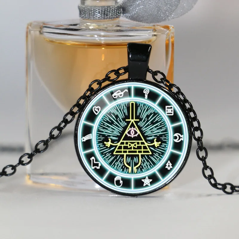 Drama-Gravity-Falls-Light-Blue-Mysteries-BILL-CIPHER-WHEEL-Steampunk-Pendant-Necklace-Fashion-Jewelry (2)