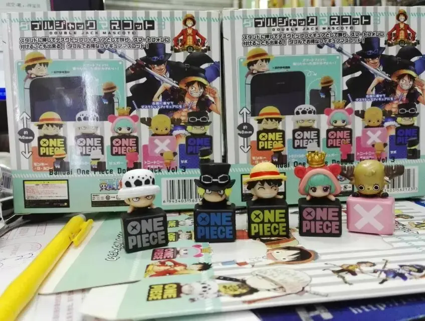 

Anime One Piece Dust Plug Trafalgar Law Luffy Sabo Chopper Sugar Mini  PVC Action Figure Toy 3cm 5pcs/set KT1322