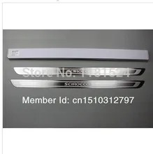 Door Sill Scuff Plate For VW Scirocco RTDI MK3 2009 -2012 Car styling