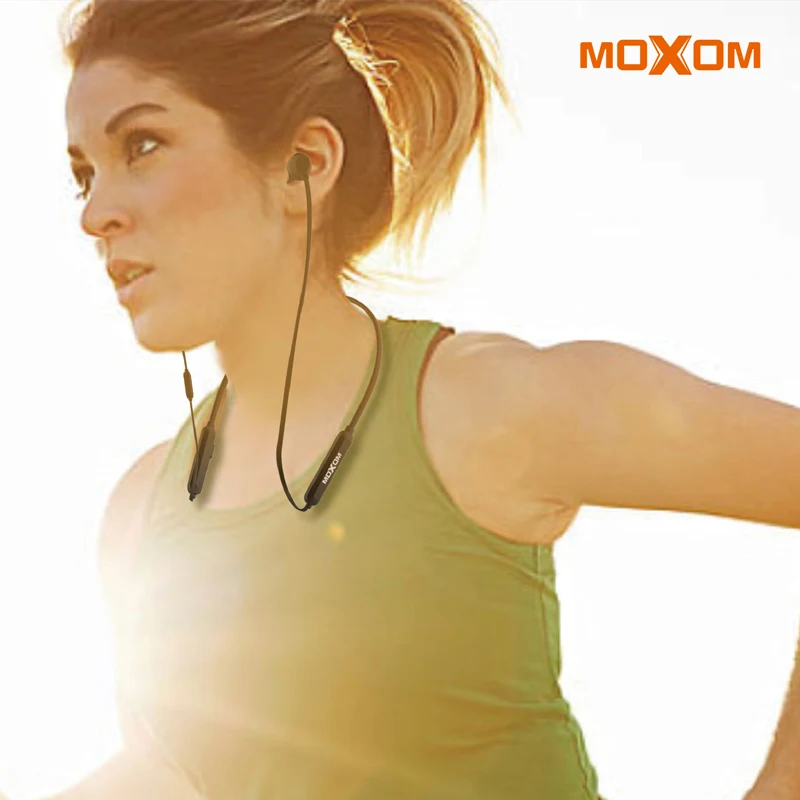 

MOXOM Bluetooth Earphones Headphones Lightweight Magnetic Neckband Earbuds Sport Bluetooth Earphone Waterproof For iPhone Xiaomi