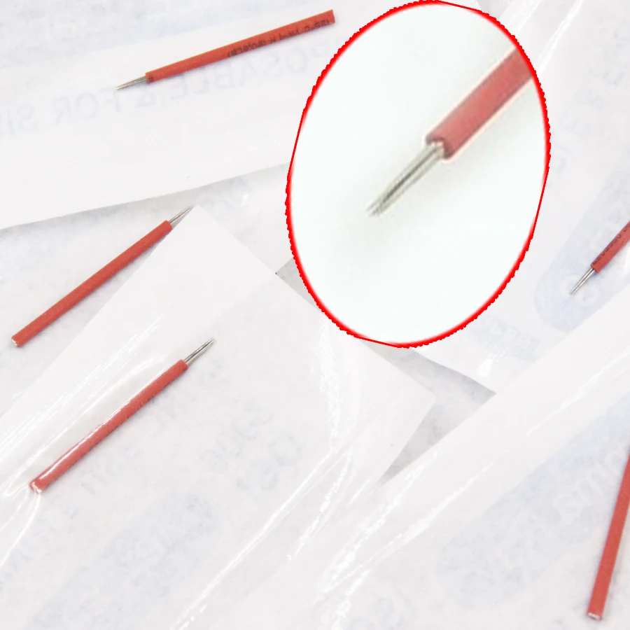 20pcs 5 Round needles for manual pen Semi permanent makeup fog needle R5 microblading eyebrow new design | Красота и здоровье
