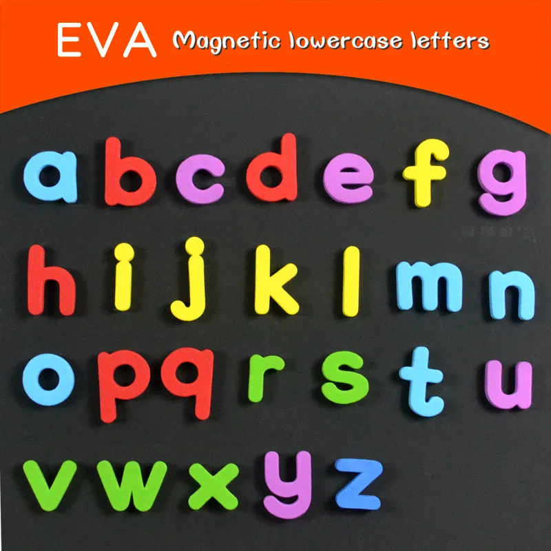 26 шт. EVA буквы магниты на холодильник верхний нижний корпус Дети Раннее