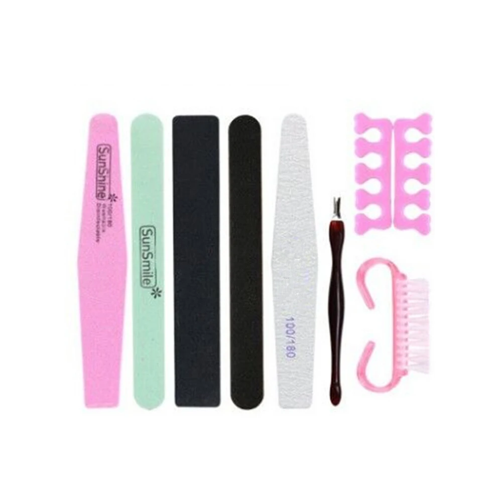 8 Pcs/set Nail Art Buffer File Block Pedicure Manicure Buffing Sanding