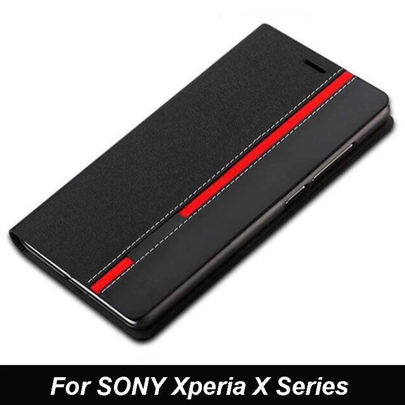 

Luxury Wallet Bag Stand Mixed Colors Flip PU Leather Case For Sony Xperia XA/X Compact/ XZ XR XS Phone Cover w Card Slot Fundas