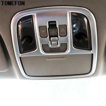 

TOMEFON ABS Matte For KIA Sportage 2016 2017 Car Interior Reading light Lamp Cover Trim Reading Roof Cover Trim