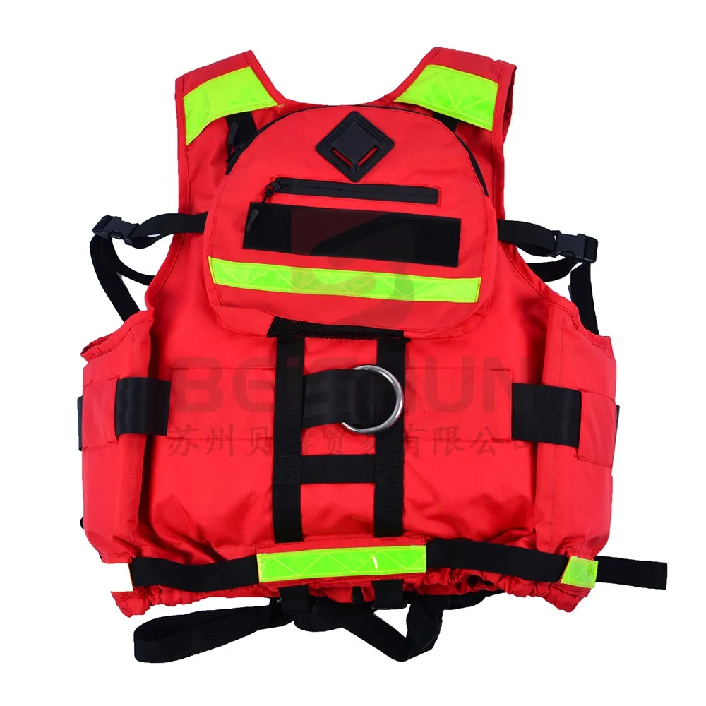 BEISHUN уличная Спасательная куртка большая плавучие Спасательная команда одежда для плавучести ПВХ Взрослый тяжелый плавучий жилет для техники